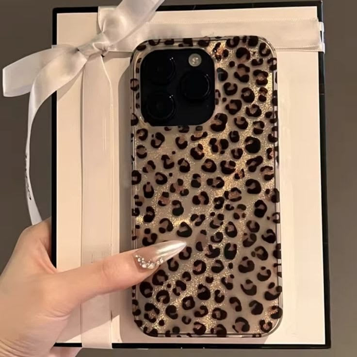 Cute leopards print case for iphone