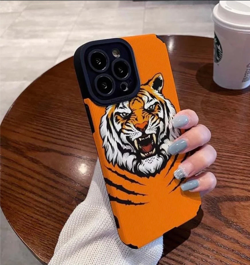 Iphone 12 13 14 pro max case -orange