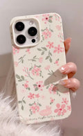 Pink Floral iPhone Case | "Every Flower Tells A Story" Aesthetic Cover