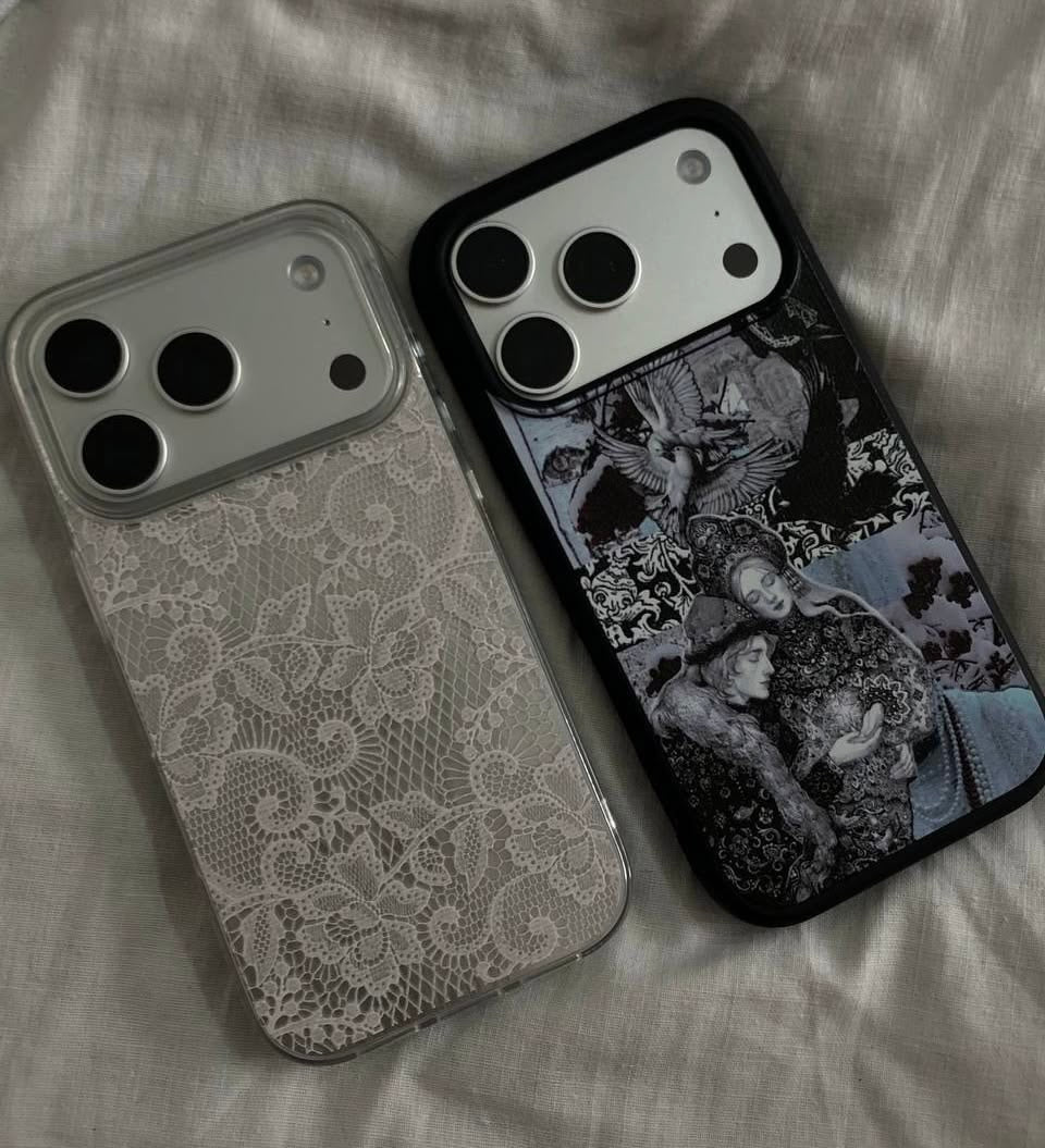 VINTAGE LACE + ART CASE 🖤👑