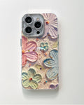Iphone crystal flower case