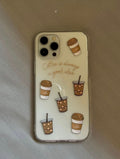 coffee design phone case for iphone