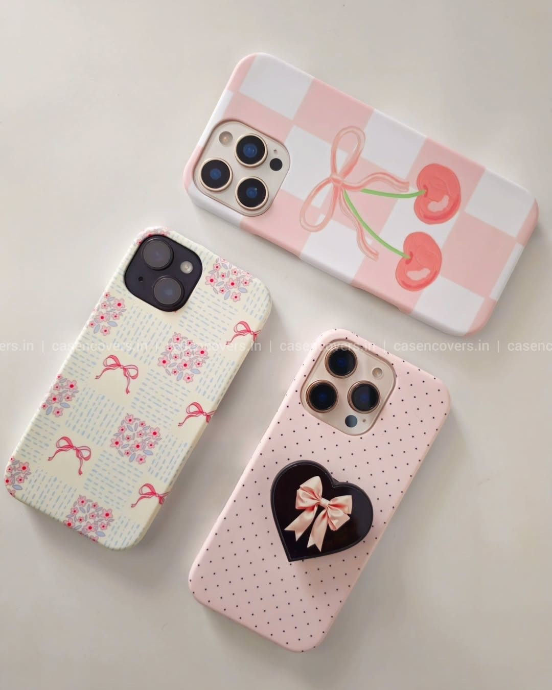 Iphone case trio PINK COQUETTE PERFECTION