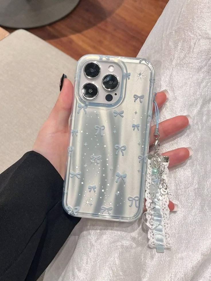 Blue Bow iPhone Case