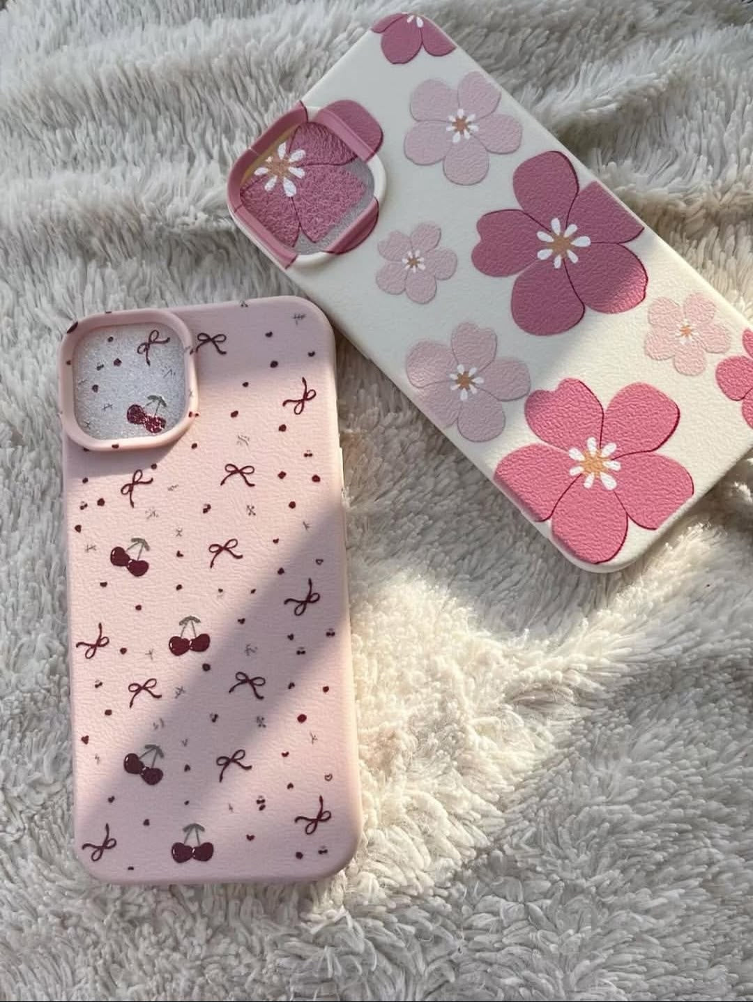 Iphone covers Made with premium leather-texture silicone.