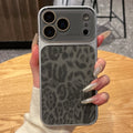 *GREY LEOPARD LUXE CASE 🖤*