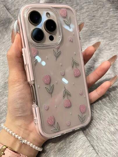 Iphone Pink Tulip Case
