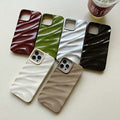 Liquid Wavy iPhone Case | Glossy Abstract Aesthetic Cover.