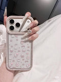 PINK BUNNY RHINESTONE CASE 🐰