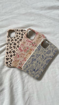 Leopard & flower Print iPhone Case |