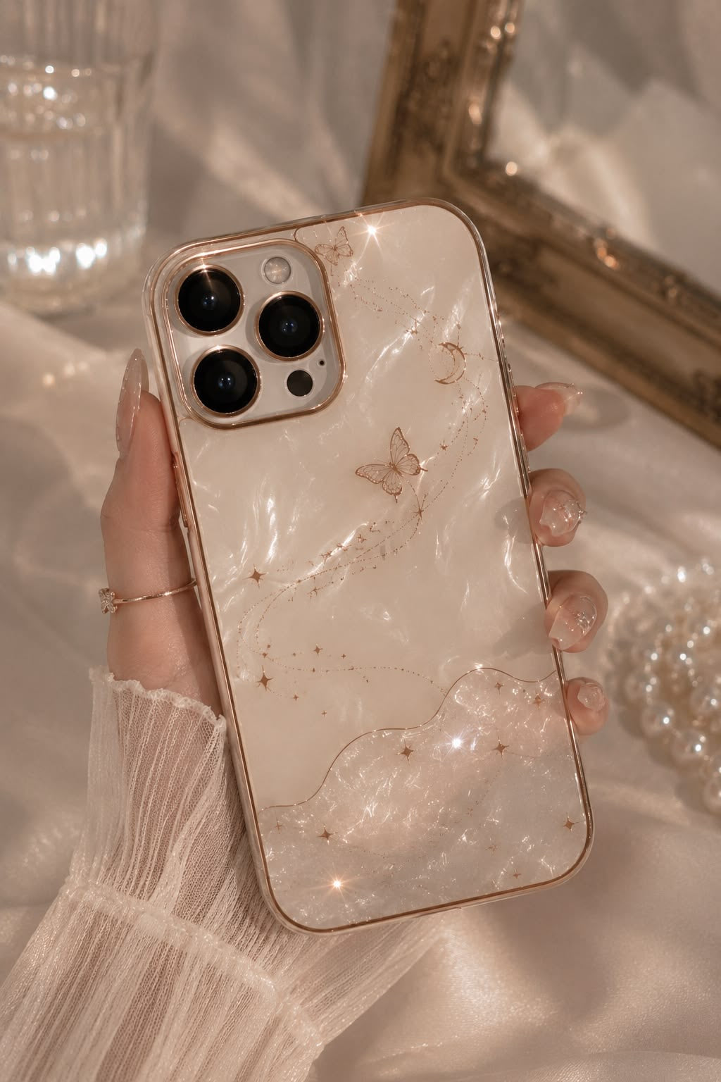 Iphone Pearl Celestial Case