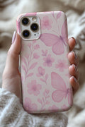 Pink Butterfly iPhone Case