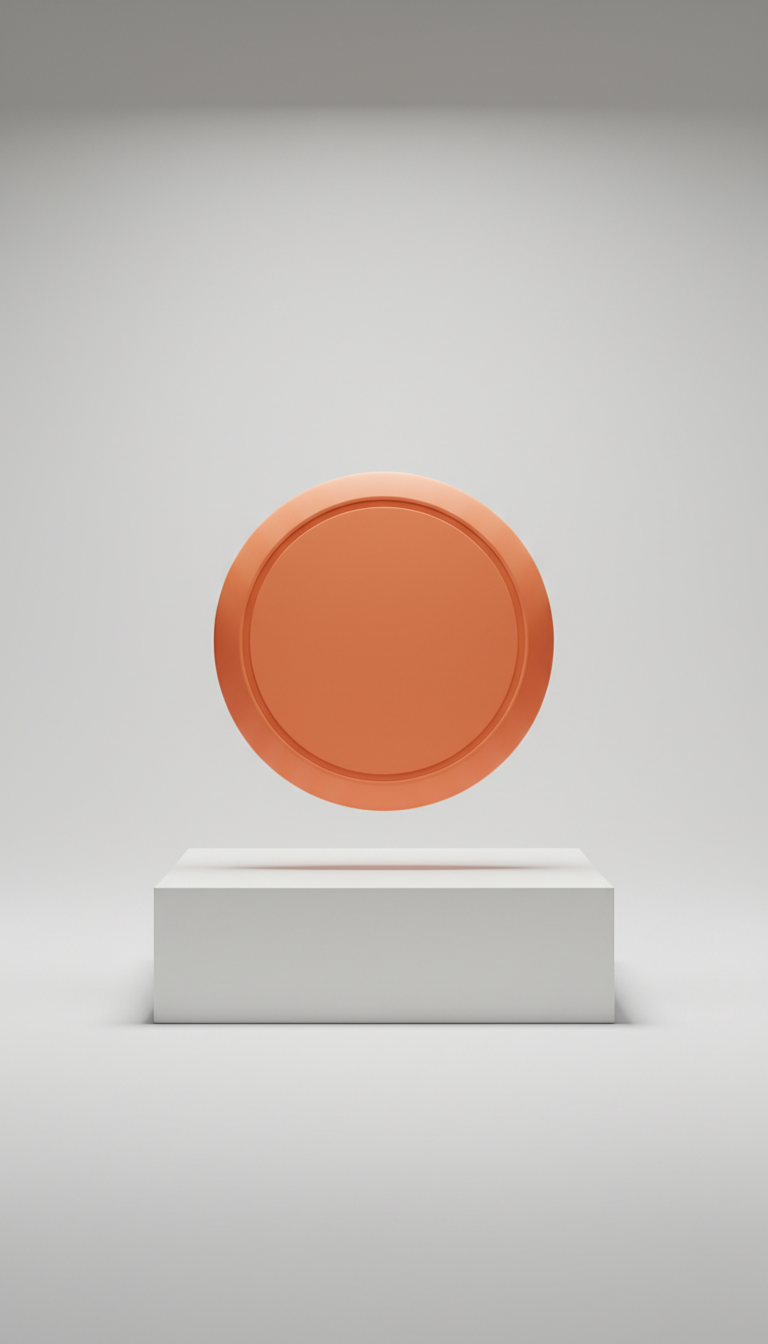 Vivid Tangerine Fast Wireless Charger